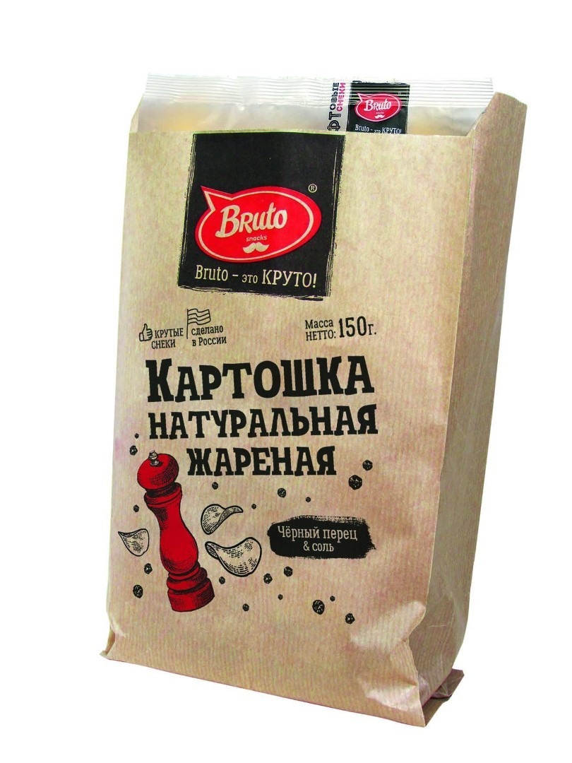 Картофель «Бруто» черный перец 130 гр. в Красноярске