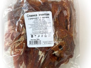Рыбные снеки: Минтай спинка широкая с перцем (МиЛара)