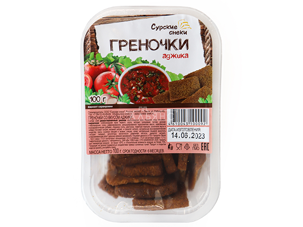 Сурские гренки с Аджикой (100 гр) в Красноярске