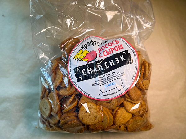 Снапсы ПШЕНИЧНЫЕ "Лосось с сыром" в Красноярске