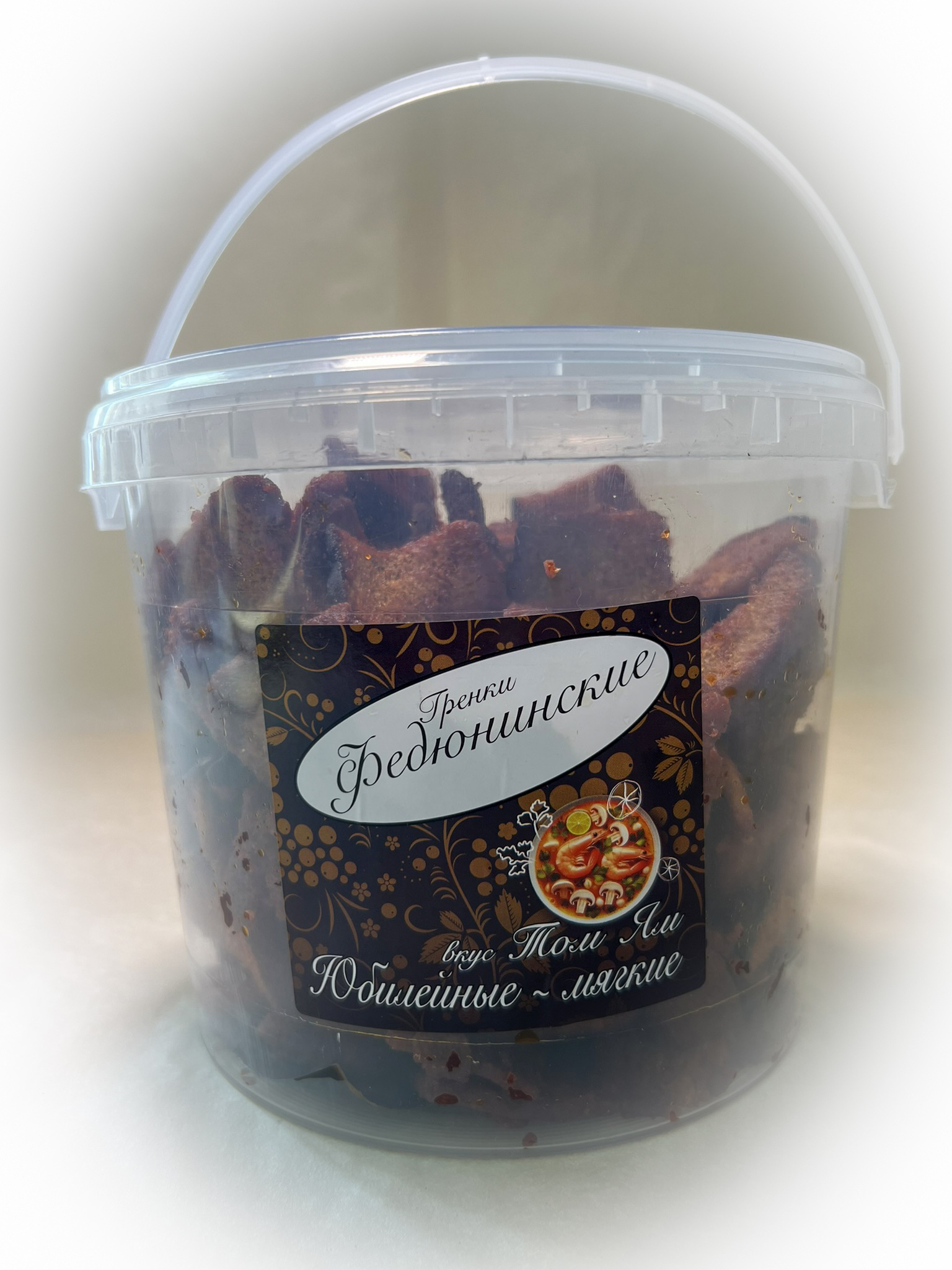 Гренки "ФЕДЮНИНСКИЕ" "Том ям" (ведро 900 гр.) в Красноярске