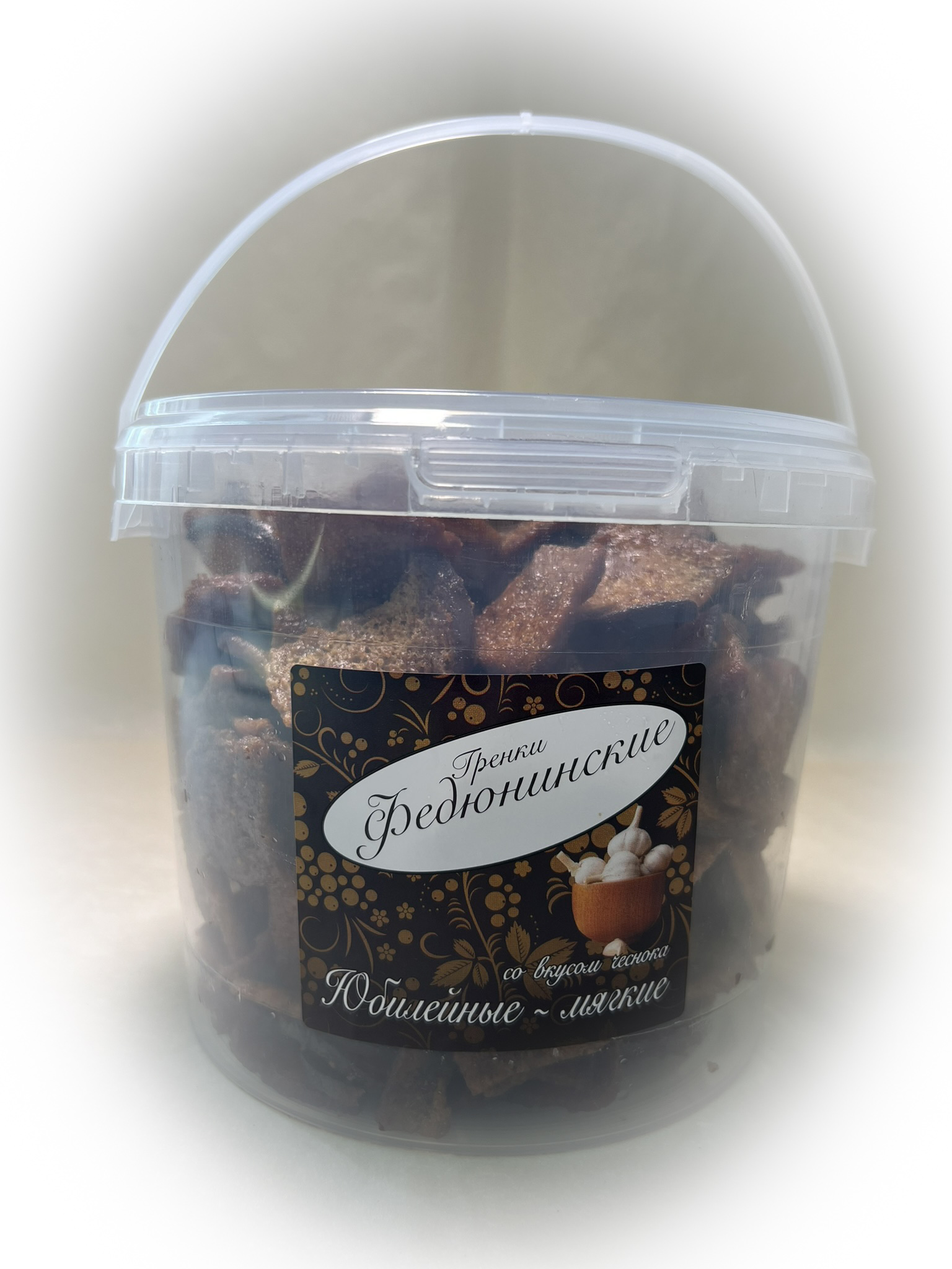 Гренки "ФЕДЮНИНСКИЕ" "Чеснок" (ведро 900 гр.) в Красноярске
