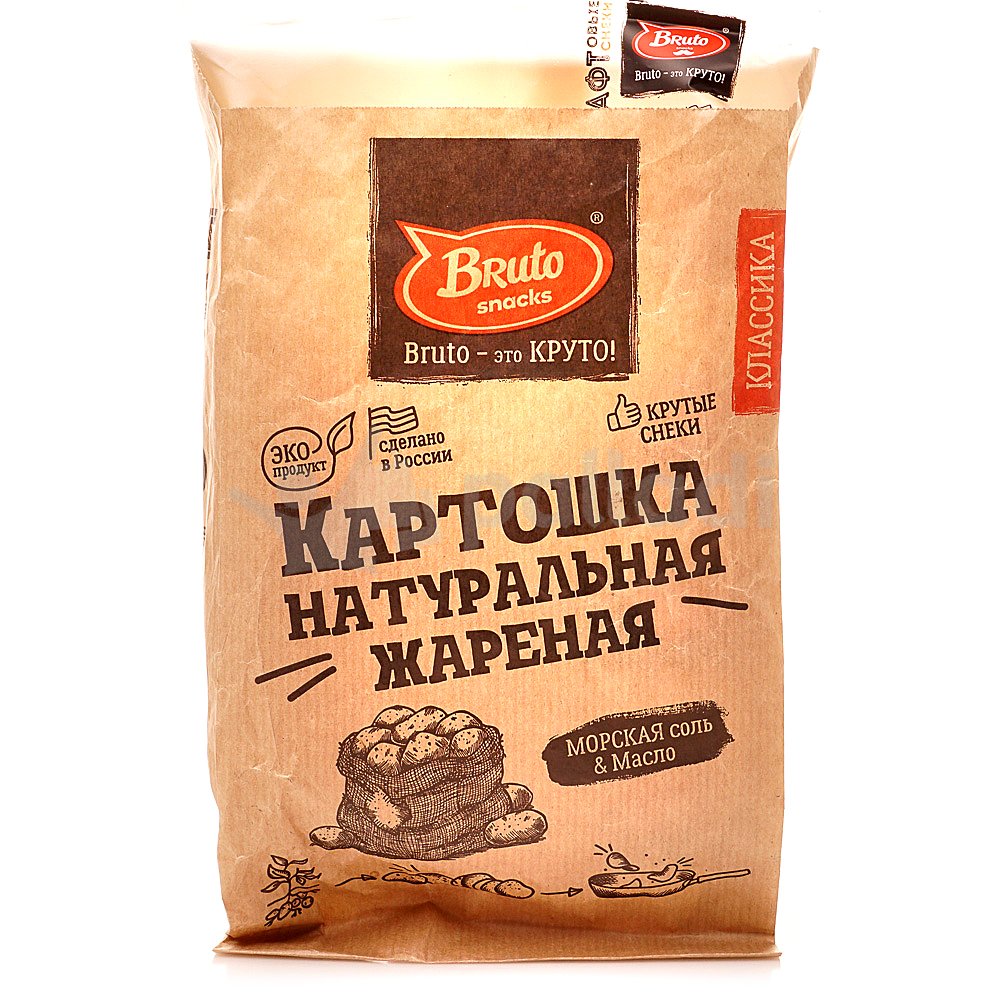 Картофель «Бруто» с солью 70 гр. в Красноярске
