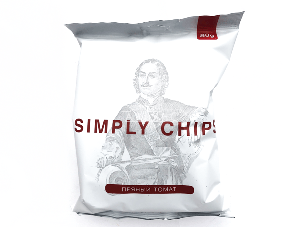 Картофельные чипсы "Simple chips" Пряный томат 80 гр. в Красноярске